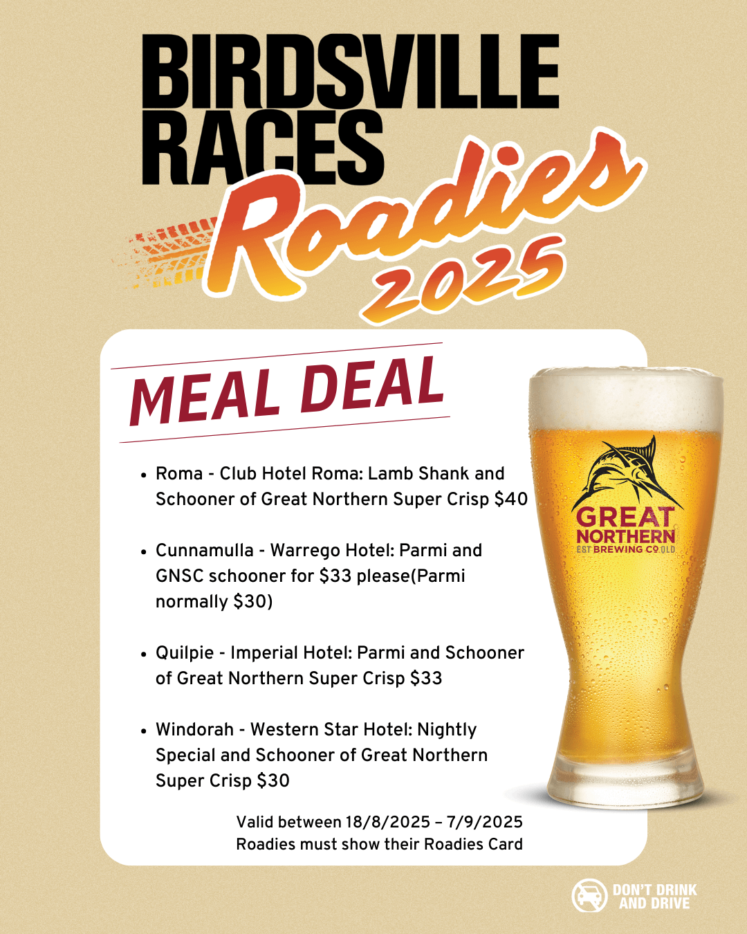 Roadies-MealDeal